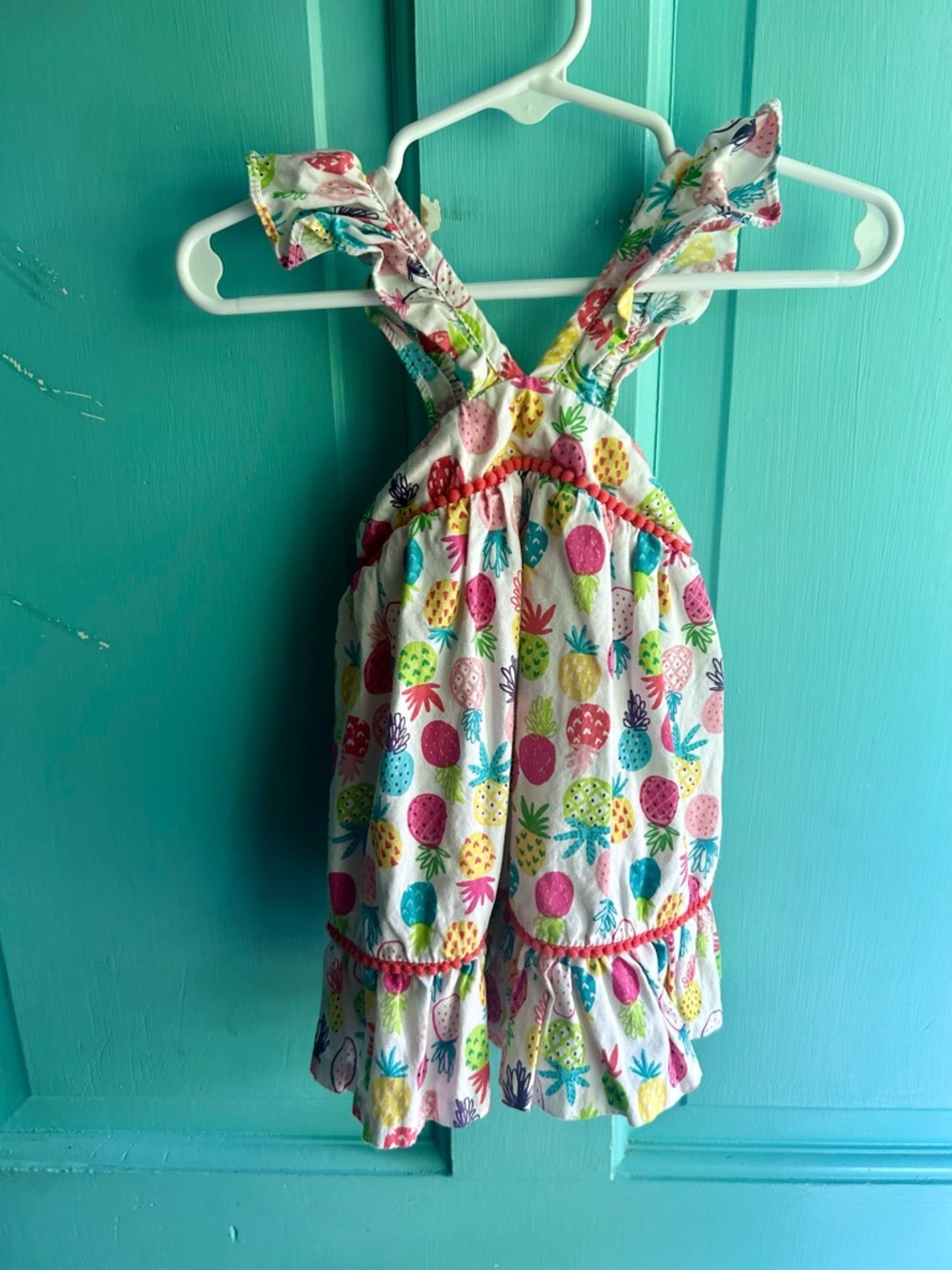 Bonnie Baby Multi-Color Pineapple Summer Dress 12M